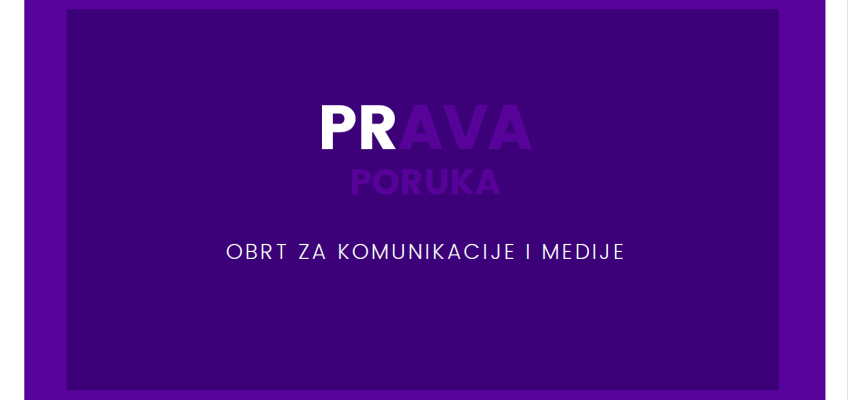 Novi partner u projektu „Zajednička nabava“ – PRAVA PORUKA, obrt za komunikacije i medije
