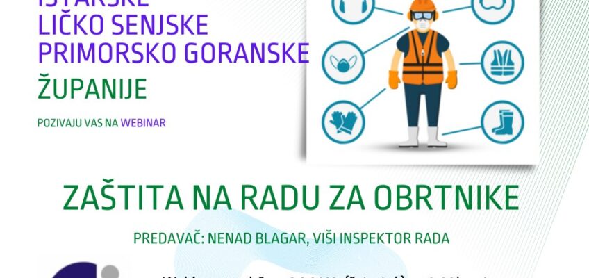 Zaštita na radu za obrtnike – besplatni webinar