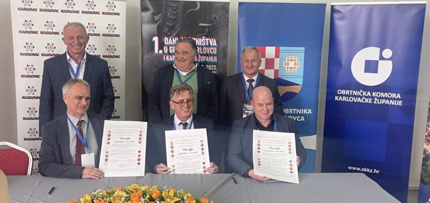 Potpisana Povelja prijateljstva i suradnje Udruženja obrtnika Karlovca, Jastrebarsko i Rijeke