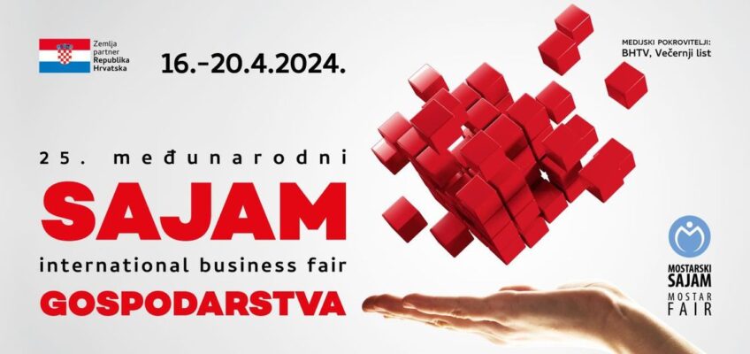 Međunarodni sajam gospodarstva u Mostaru 2024. održat će se od 16. do 20. travnja 2024. godine