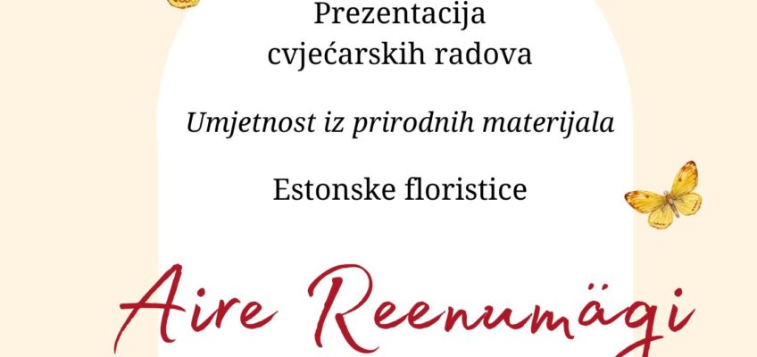 Prezentacija estonske floristice Aire  Reenumägi – 13.travnja 2024, Marčan