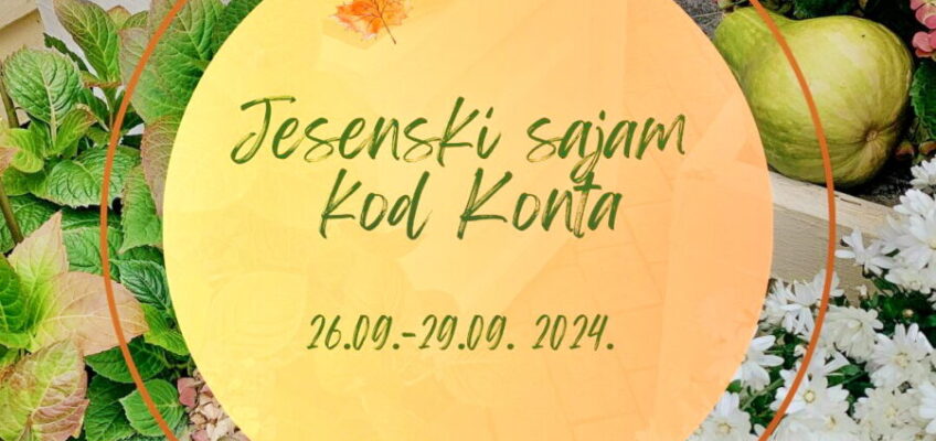 Jesenski sajam kod Konta – poziv izlagačima da se prijave