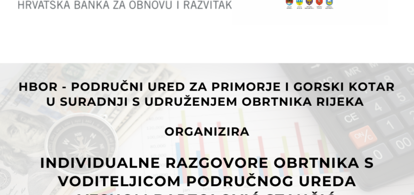Info dan HBOR-a u Udruženju obrtnika Rijeka – 31.3.2025.