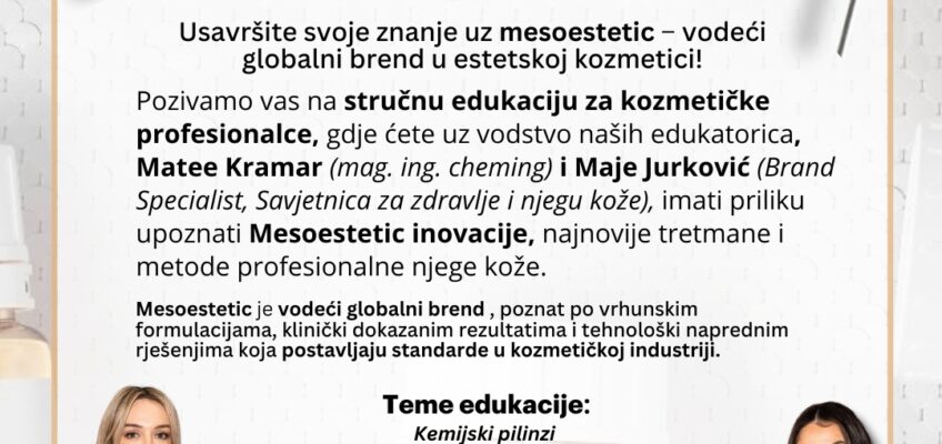 Poziv na educirajME – 8.4.2025. u 10 sati, Hotel Bonavia