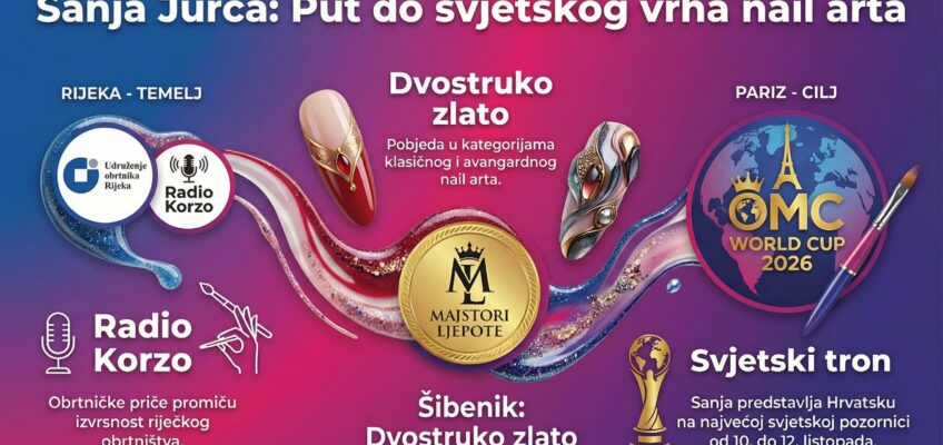 <strong>Sanja Jurča u “Obrtničkim pričama”: Dvostruko zlato iz Šibenika i put prema Parizu!</strong>
